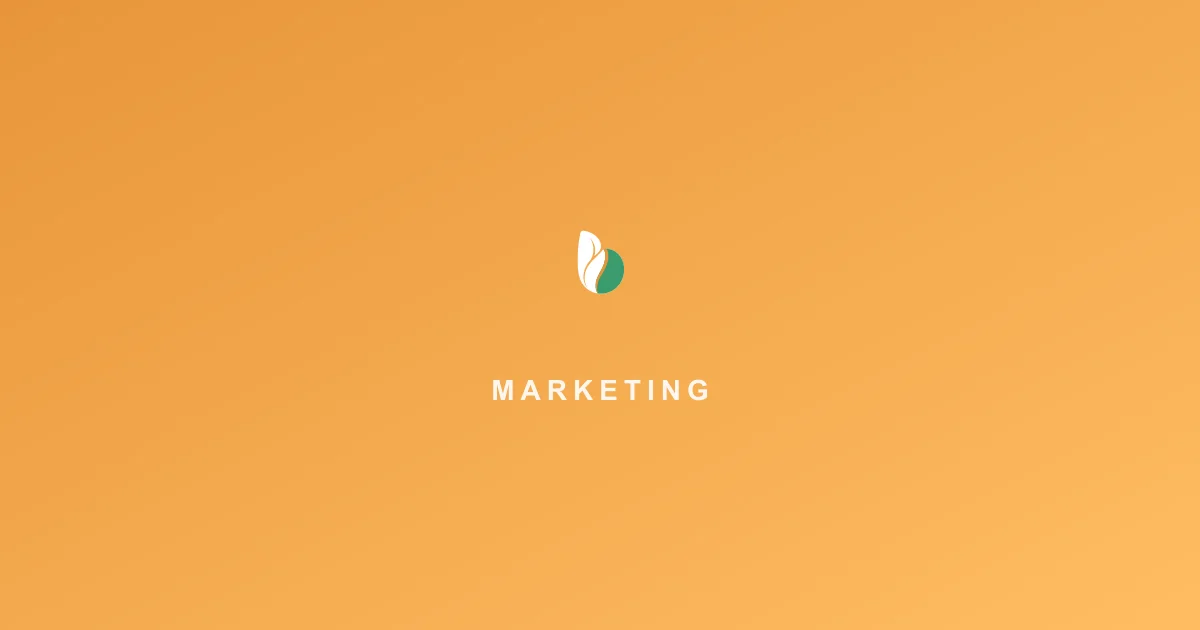 Content marketing strategy for small business — laptop with growth chart and blog content