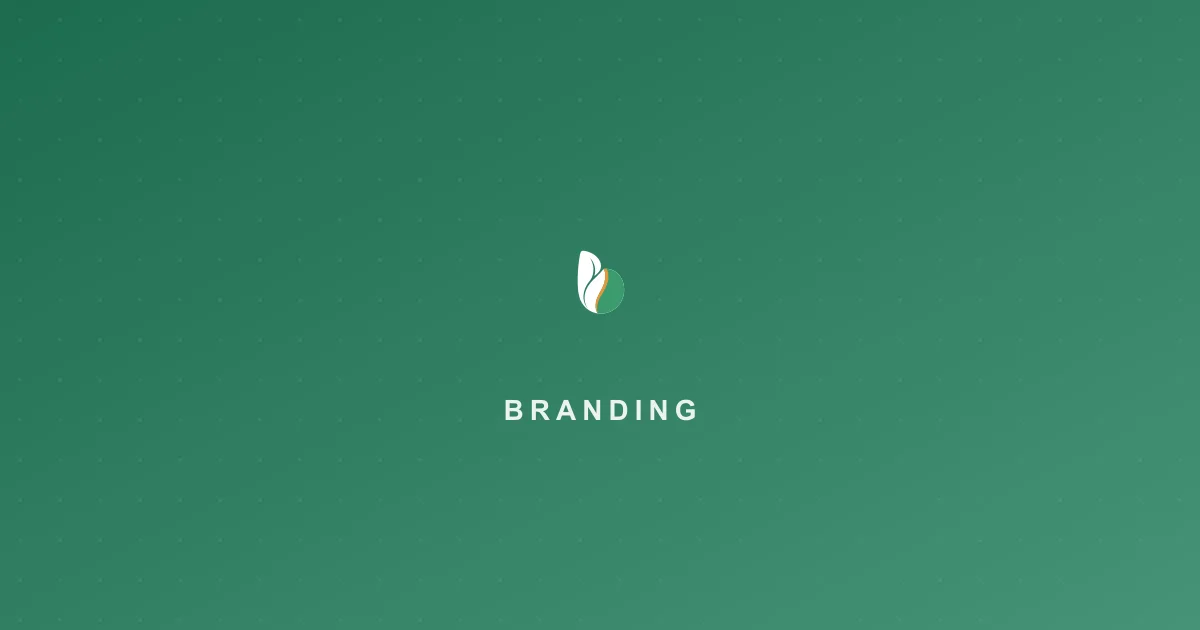 A cohesive brand identity system with logo, color palette, and typography displayed across multiple touchpoints